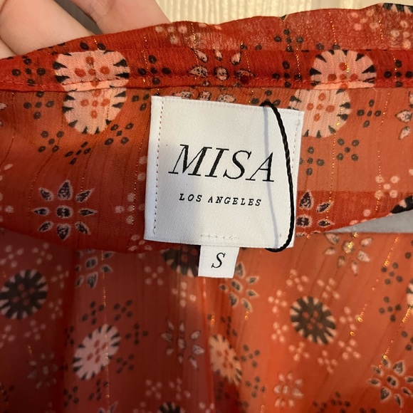 Small misa semi sheer off the shoulder blouse - Picture 2 of 3